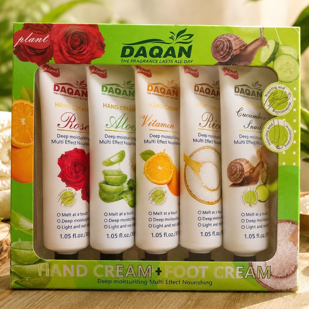 5 in 1 Daqan Hand & Foot Moisturizing Cream 30g each tube 0033