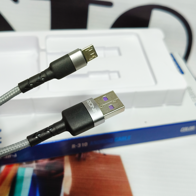 ⚡ Ronin Micro USB Fast Charging Cable – Super Durable & Quick Charge | 18