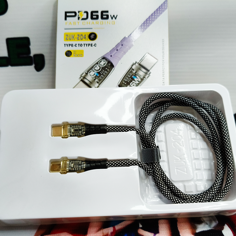 66W Type-C to Type-C Fast Charging Cable ⚡ | Super Speed & Durable – Zui Store | 08
