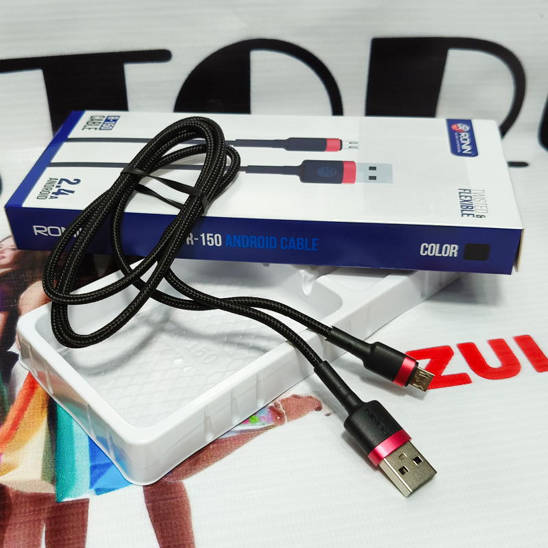 Ronin R150 Fast Micro Charging Cable – Super Fast Charge for All Micro Devices | 16