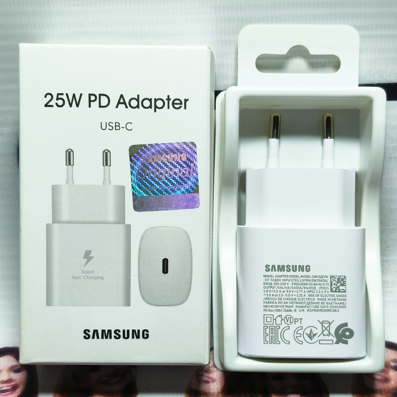 Samsung Original 25W PD Adapter | Type-C Super Fast Charger | 100% Genuine | 28