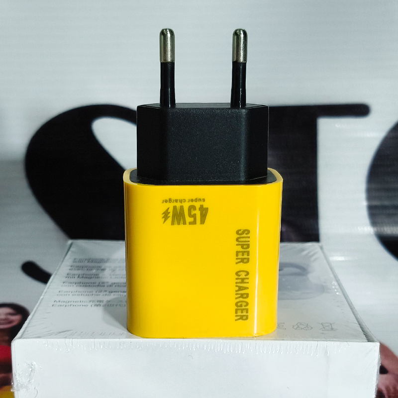 Super Charger 45W PD Adapter + Free 6AM Type-C Cable  |  30