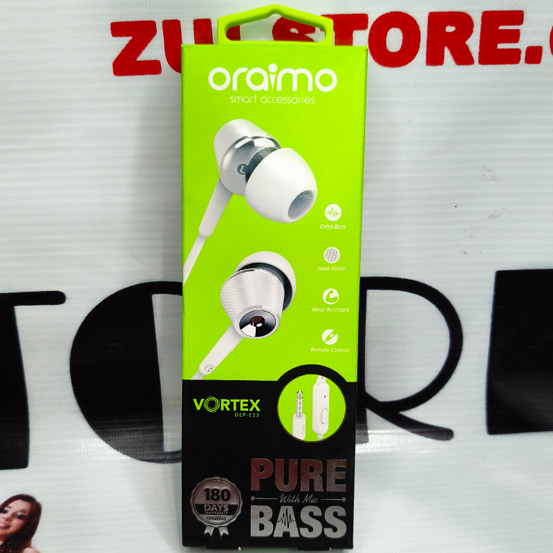 Oraimo Original Handsfree | Deep Bass • Clear Mic • High-Quality Sound | Best for Music & Gaming | 41