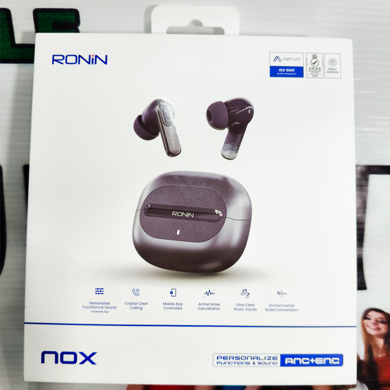 R-7080 NOX – Premium Wireless Earbuds with ANC & Dual Connectivity | 02
