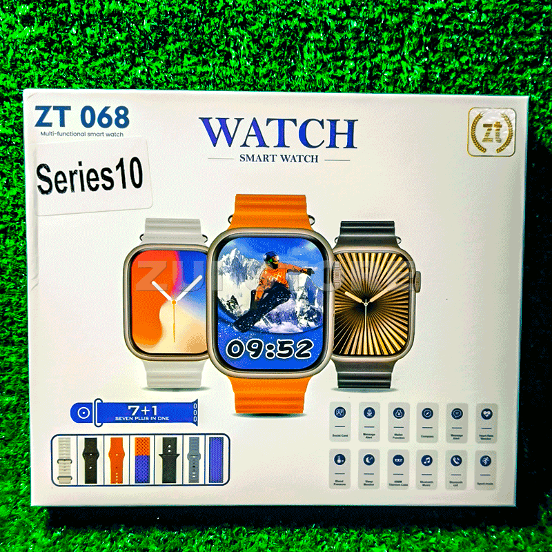 Zt 068 |  7-in-1 Smart Watch Combo | 7 Stylish Straps Included | Fitness Tracker | Bluetooth Calling | Best Value Deal |  73