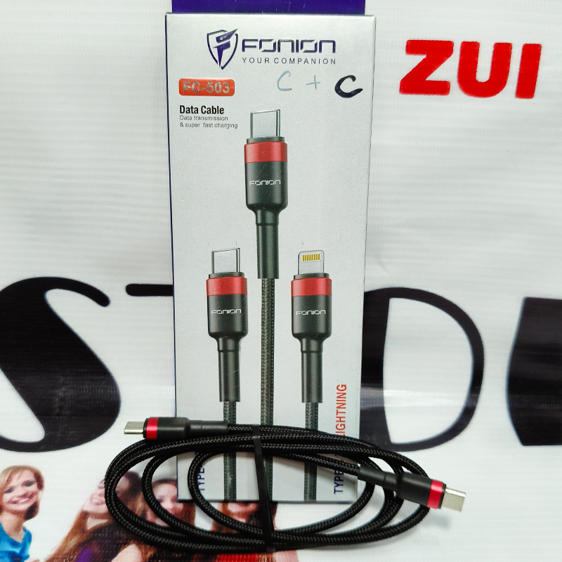 Fonion Type-C to Type-C Fast Charging Cable – Super Speed & Durable Quality |  20