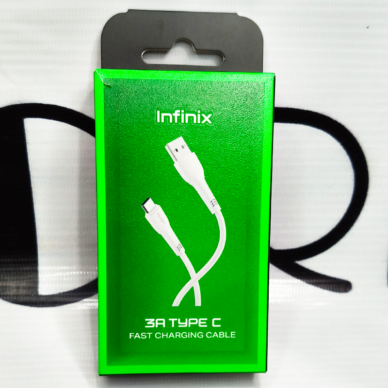 Infinix Original 3M Type-C Fast Charging Cable | High-Speed Data + Durable Long Length |  43