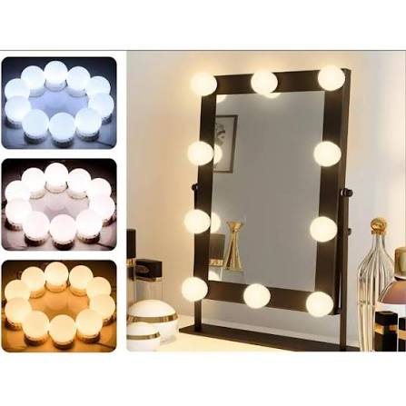 10 Bulbs Mirror Vanity Light | 3 Modes Makeup Dressing Table & Bathroom Mirror Vanity Lights 0043