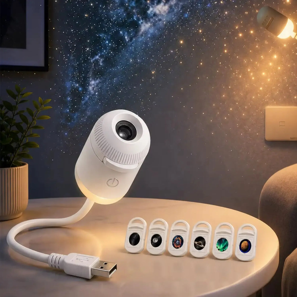 USB Flexible Galaxy Star Projector Lamp -0013