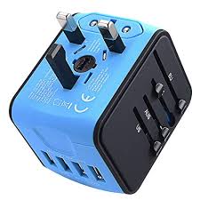 Universal Travel Adapter Worldwide Plug Converter Random Color -0017