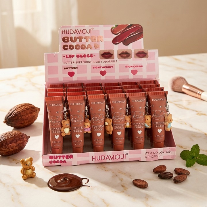 Hudamoji Butter Cocoa Matte Lip Gloss (Pack Of 3) 0036