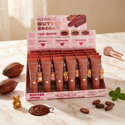 Hudamoji Butter Cocoa Matte Lip Gloss (Pack Of 3) 0036