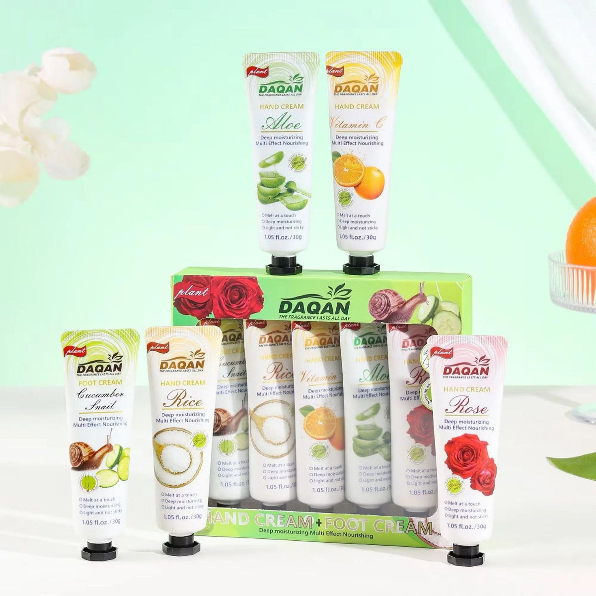 5 in 1 Daqan Hand & Foot Moisturizing Cream 30g each tube 0033