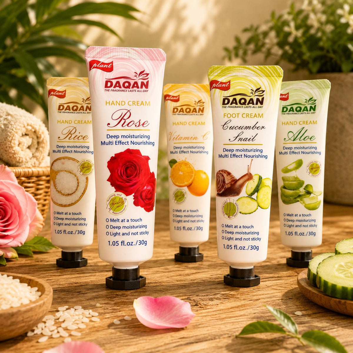 5 in 1 Daqan Hand & Foot Moisturizing Cream 30g each tube 0033