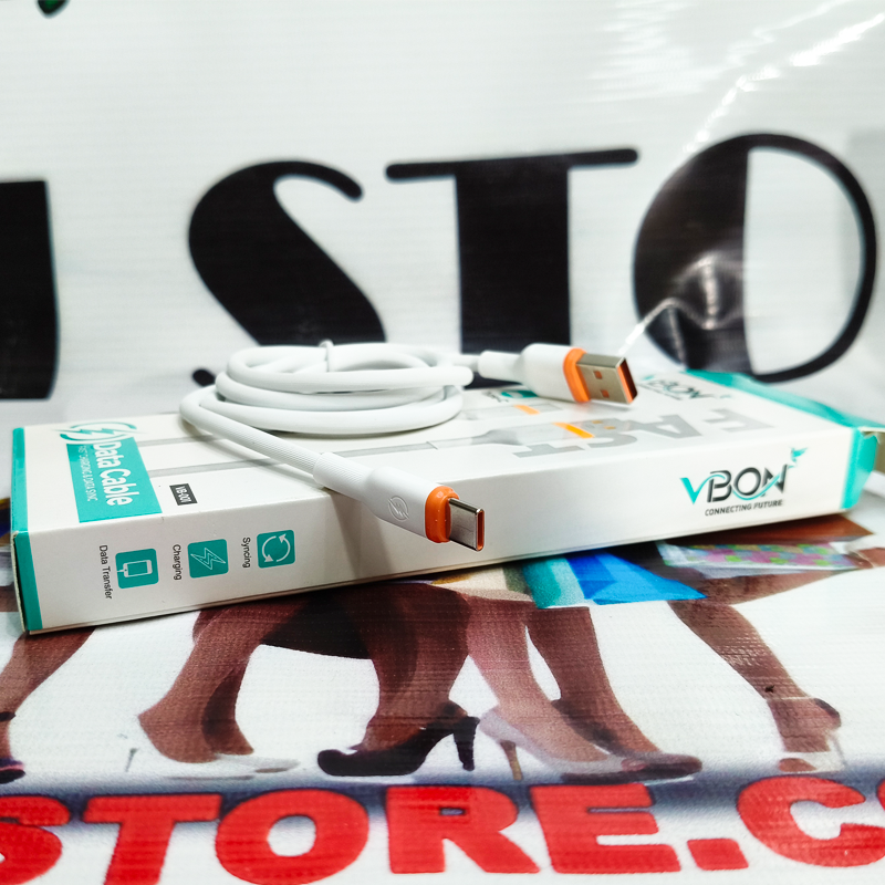 V BON Type-C Fast Charging Cable | Super Speed Data & Charging + Free 6AM Cable