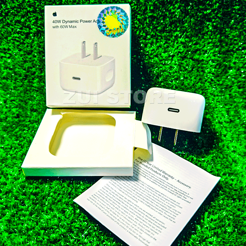 Original 40W Dynamic Power Adapter | 60W Max Fast Charger for iPhone |  59