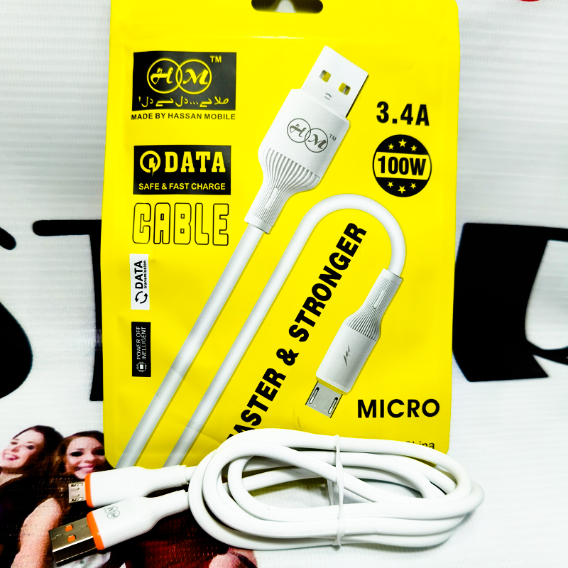 HM Fast Micro Charging Cable | Universal Fast Charging | 3 Months Warranty |  22