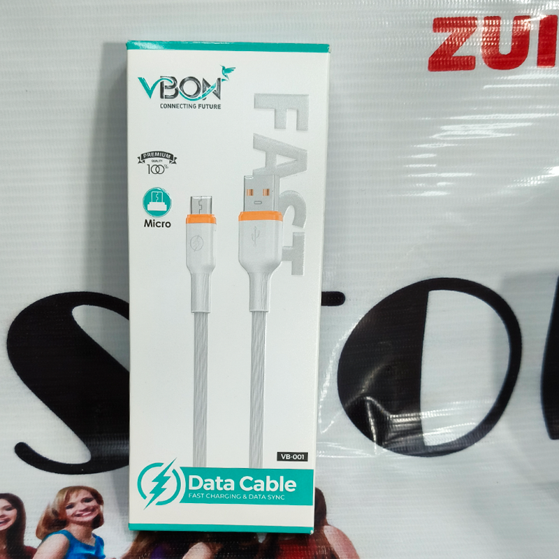 V BON Micro Fast Charging Cable | Super Speed Data & Charging + Free 6AM Cable |  33