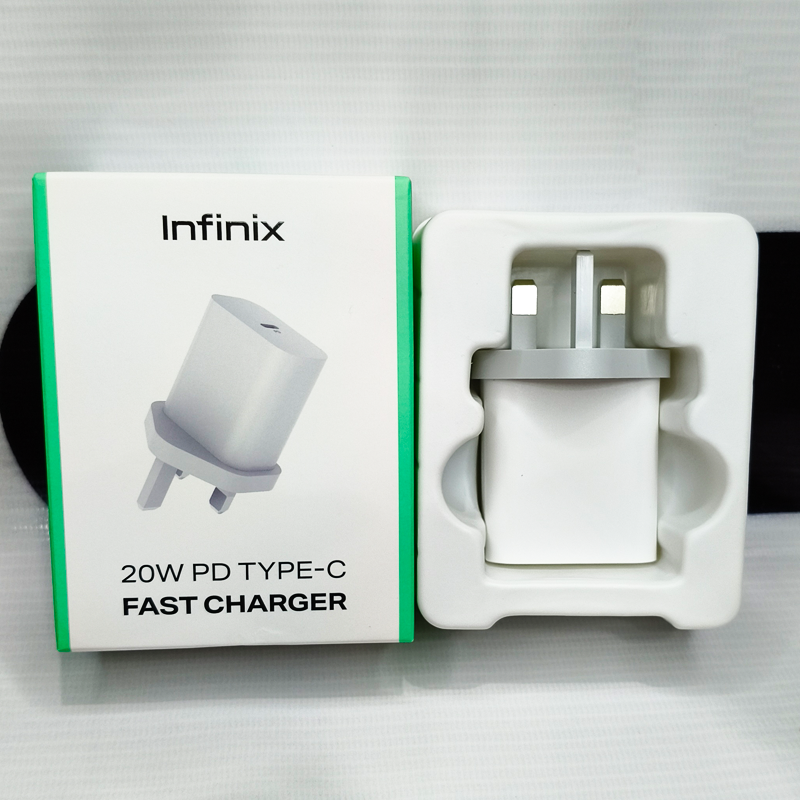 Infinix Original 20W PD Type-C Fast Charging Adapter | Super Fast Charging | Safe & Durable |  42