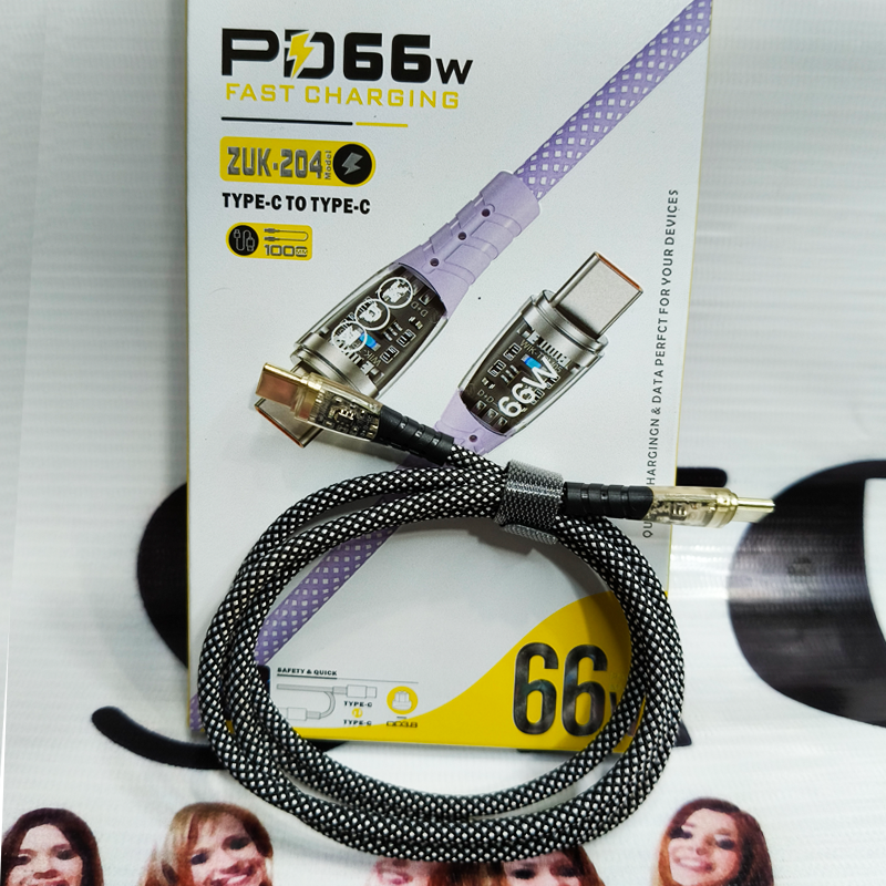 66W Type-C to Type-C Fast Charging Cable ⚡ | Super Speed & Durable – Zui Store | 08