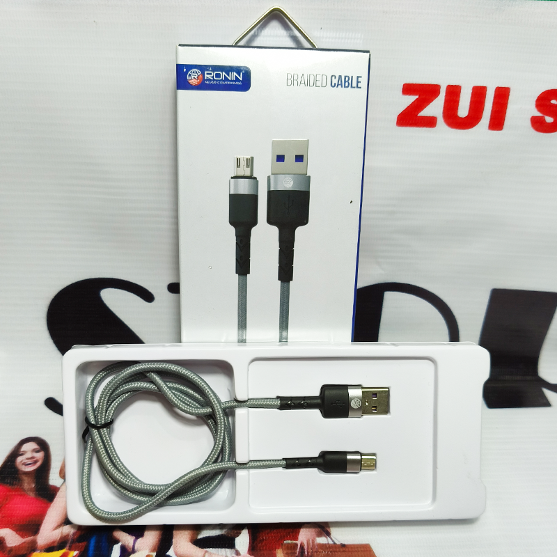 ⚡ Ronin Micro USB Fast Charging Cable – Super Durable & Quick Charge | 18
