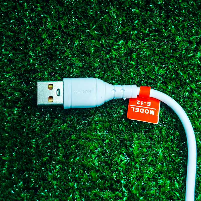Maxon E12 Micro USB Fast Charging Cable | High Speed Data Sync | Durable Android Cable |  50