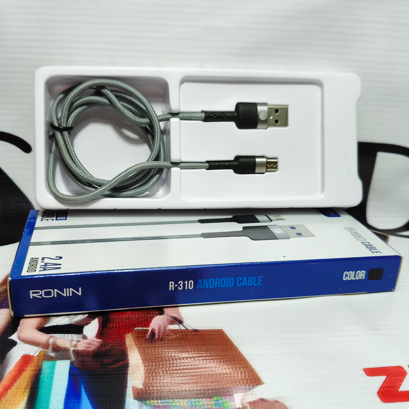 ⚡ Ronin Micro USB Fast Charging Cable – Super Durable & Quick Charge | 18