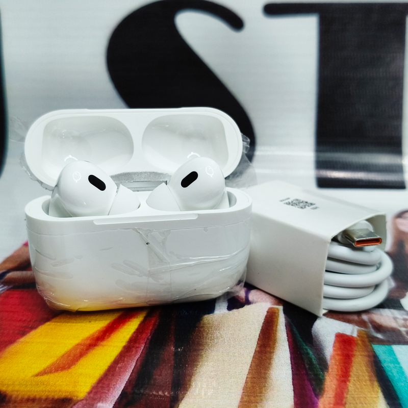 AirPods Pro 2 (White & Black) | Active Noise Cancellation | Free 6A Fast Charging Cable | ZUI STORE|  29