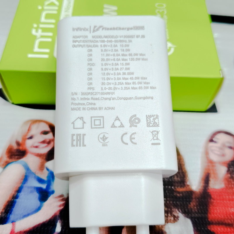 ⚡ Infinix 120W Super Fast Charger | Ultra Power Adapter for All Infinix Phones | 10