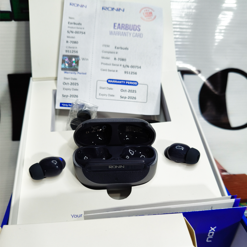 R-7080 NOX – Premium Wireless Earbuds with ANC & Dual Connectivity | 02