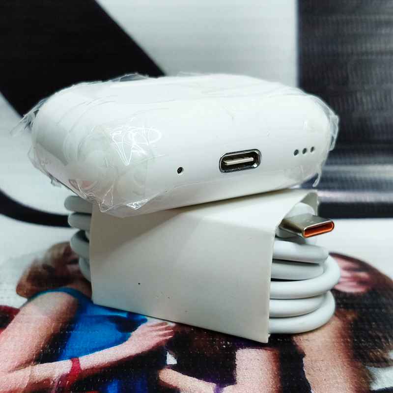 AirPods Pro 2 (White & Black) | Active Noise Cancellation | Free 6A Fast Charging Cable | ZUI STORE|  29