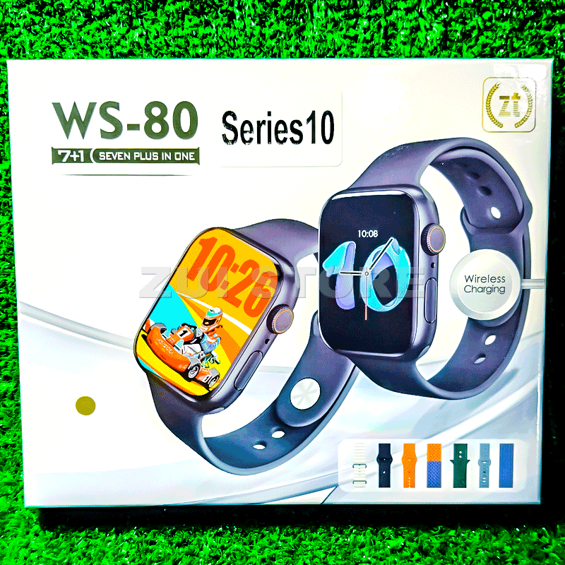 WS-80 |  7-in-1 Smart Watch Combo | 7 Stylish Straps Included | Fitness Tracker | Bluetooth Calling | Best Value Deal |  71