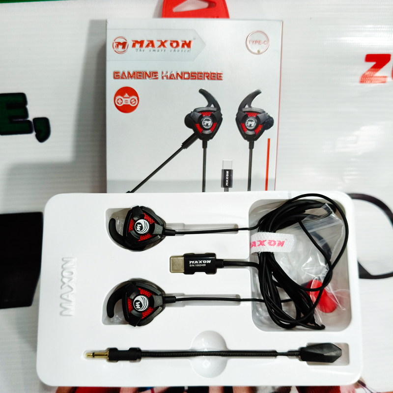Maxon G04 Type-C Gaming Handsfree | Clear Sound, Comfortable Fit, Perfect for PUBG & Calls | 06