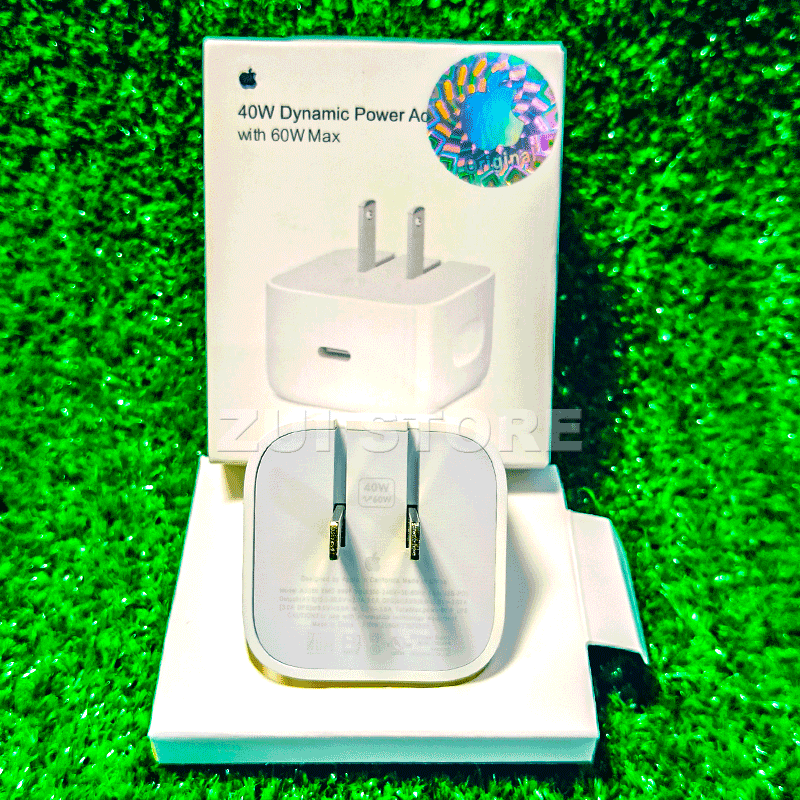Original 40W Dynamic Power Adapter | 60W Max Fast Charger for iPhone |  59