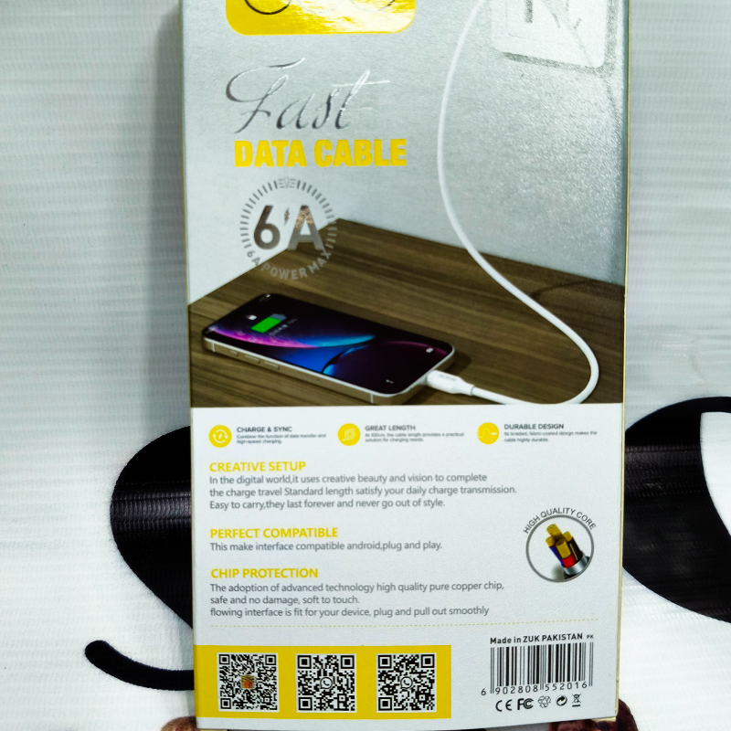 ⚡ ZUK 6A Super Fast Charging & Data Cable (Micro USB) – Ultra Durable & High-Speed Performance | 13