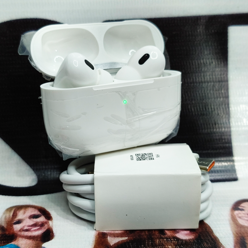 AirPods Pro 2 (White & Black) | Active Noise Cancellation | Free 6A Fast Charging Cable | ZUI STORE|  29