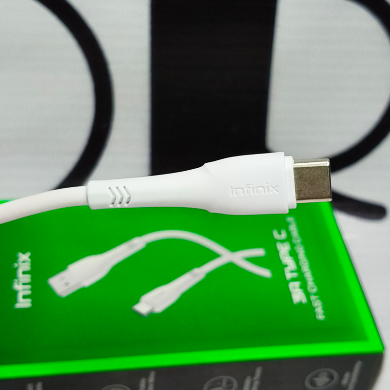 Infinix Original 3M Type-C Fast Charging Cable | High-Speed Data + Durable Long Length |  43