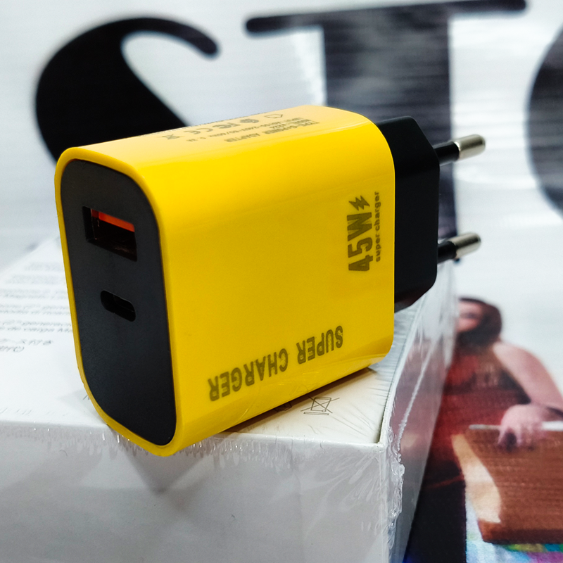 Super Charger 45W PD Adapter + Free 6AM Type-C Cable  |  30