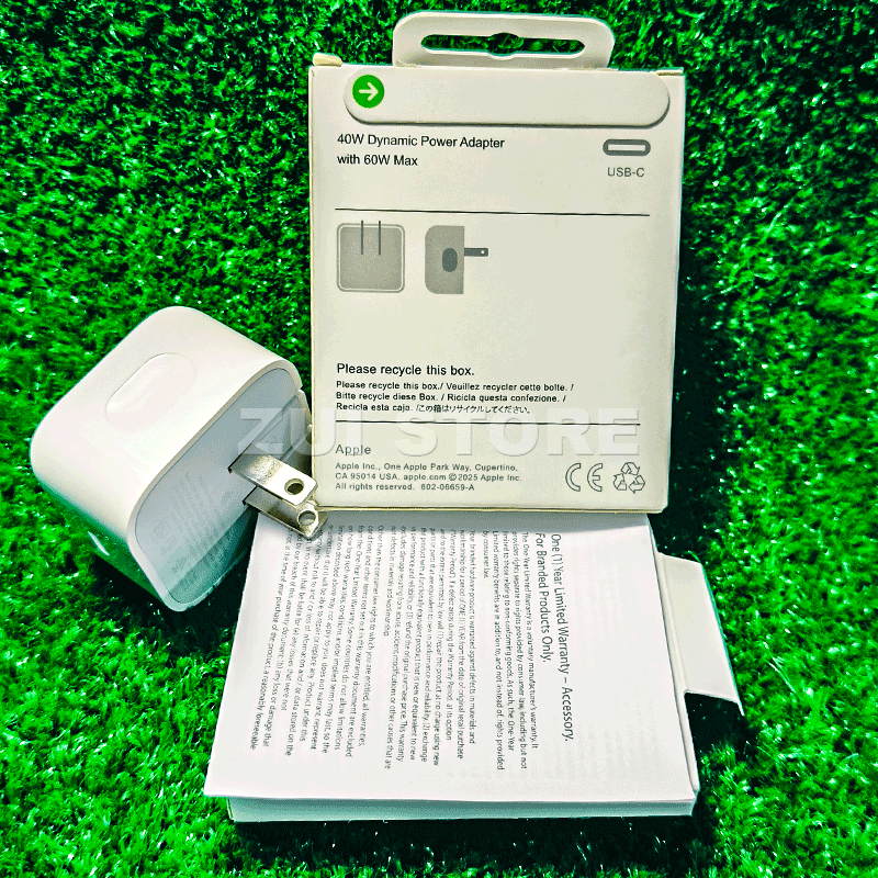 Original 40W Dynamic Power Adapter | 60W Max Fast Charger for iPhone |  59