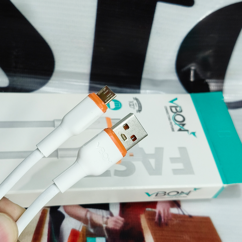 V BON Micro Fast Charging Cable | Super Speed Data & Charging + Free 6AM Cable |  33