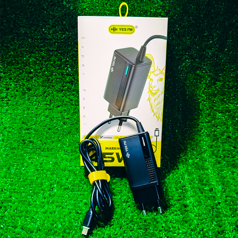 45W Super Fast Type-C Charger | SuperVOOC / WARP / Mi Turbo | Free Gorilla (OG) Glass |  D 2