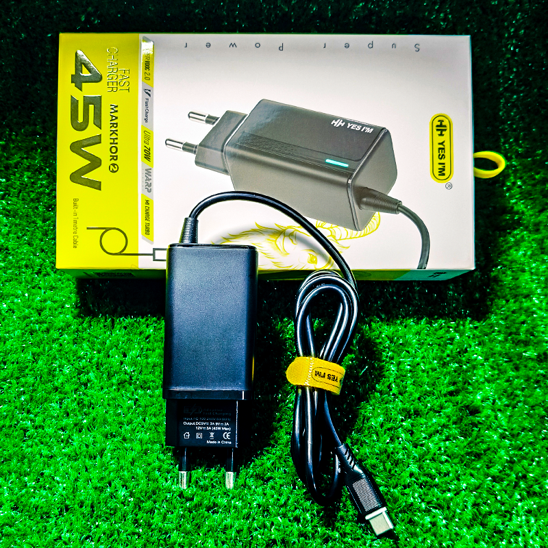 45W Super Fast Type-C Charger | SuperVOOC / WARP / Mi Turbo | Free Gorilla (OG) Glass |  D 2