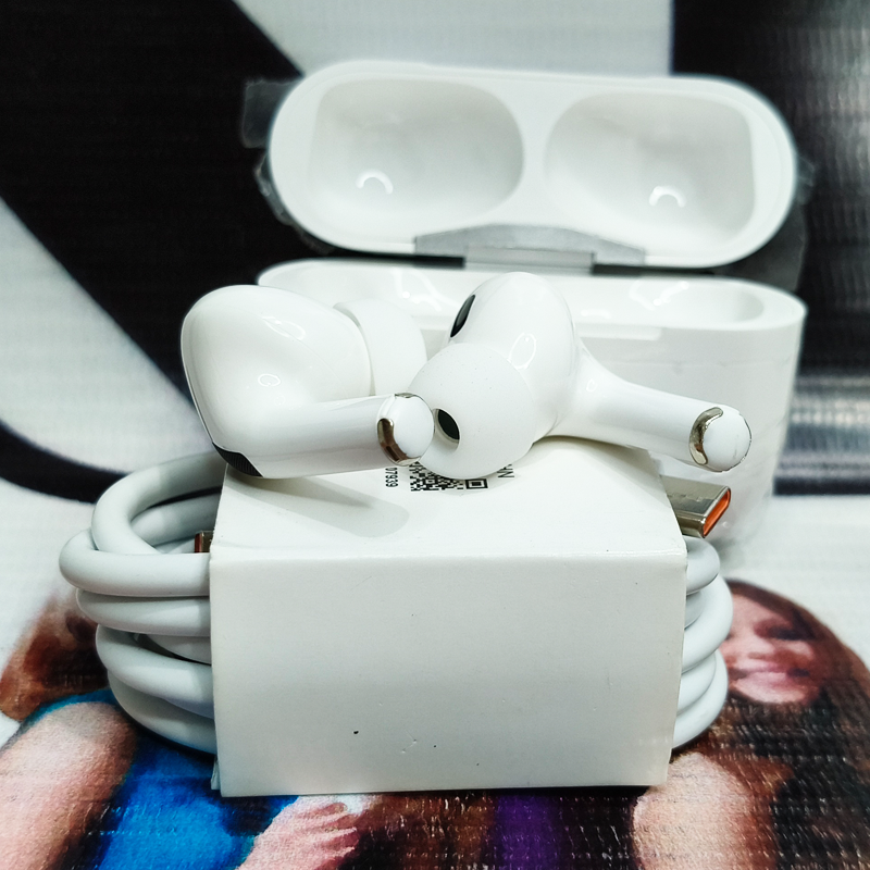 AirPods Pro 2 (White & Black) | Active Noise Cancellation | Free 6A Fast Charging Cable | ZUI STORE|  29