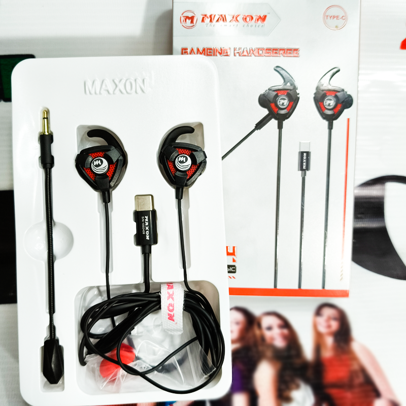 Maxon G04 Type-C Gaming Handsfree | Clear Sound, Comfortable Fit, Perfect for PUBG & Calls | 06