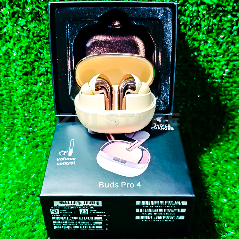 Buds Pro 4 Wireless Earbuds – Volume Control | 3 Voice Changer Modes | Long Battery | 69