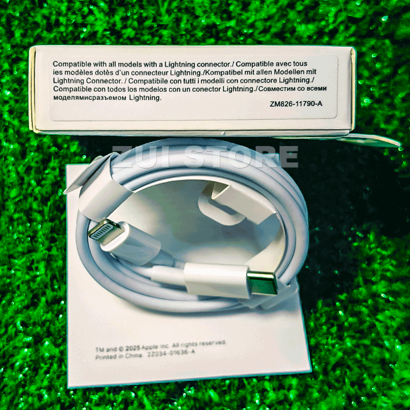 Ultra Premium USB-C to Lightning Cable – PD Fast Charging & Data Sync – Compatible up to iPhone 17 Pro Max    –   64