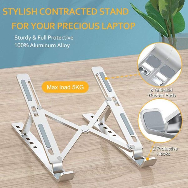 Adjustable Portable Folding Notebook Stand | Foldable Laptop Stand | Laptop Table | Best Quality Laptop Stand