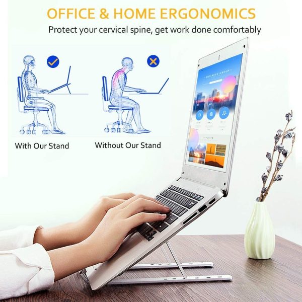 Adjustable Portable Folding Notebook Stand | Foldable Laptop Stand | Laptop Table | Best Quality Laptop Stand