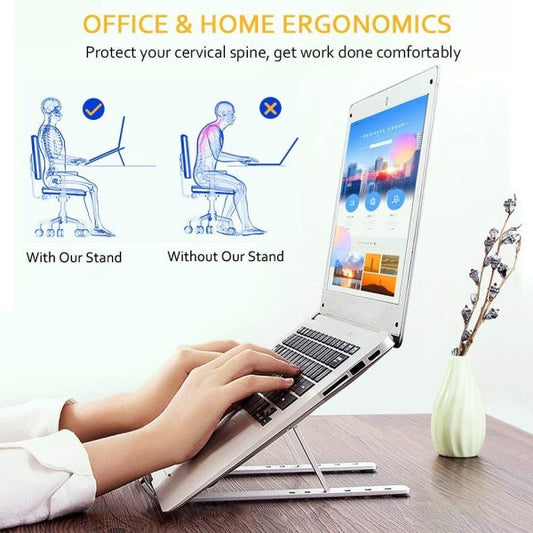 Adjustable Portable Folding Notebook Stand | Foldable Laptop Stand | Laptop Table | Best Quality Laptop Stand