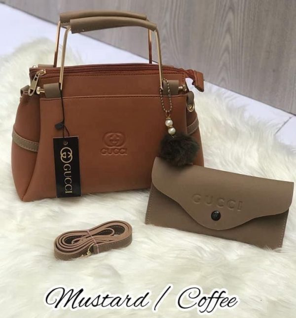 Gucci 2 Piece Set With Long Wallet For Women Fashionable New Style Bags, Hand Bag & Clutch